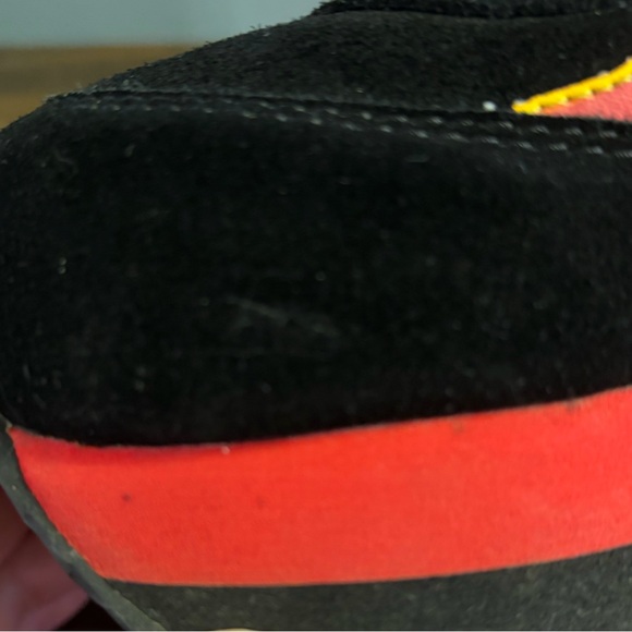 Rare Vintage 90’s Volatile Arson Black & Red Flame Platform Sneakers Women’s 8.5 - Picture 14 of 14
